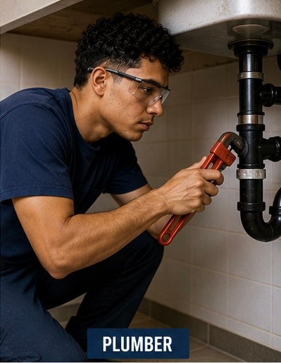 Plumber — career development opportunity